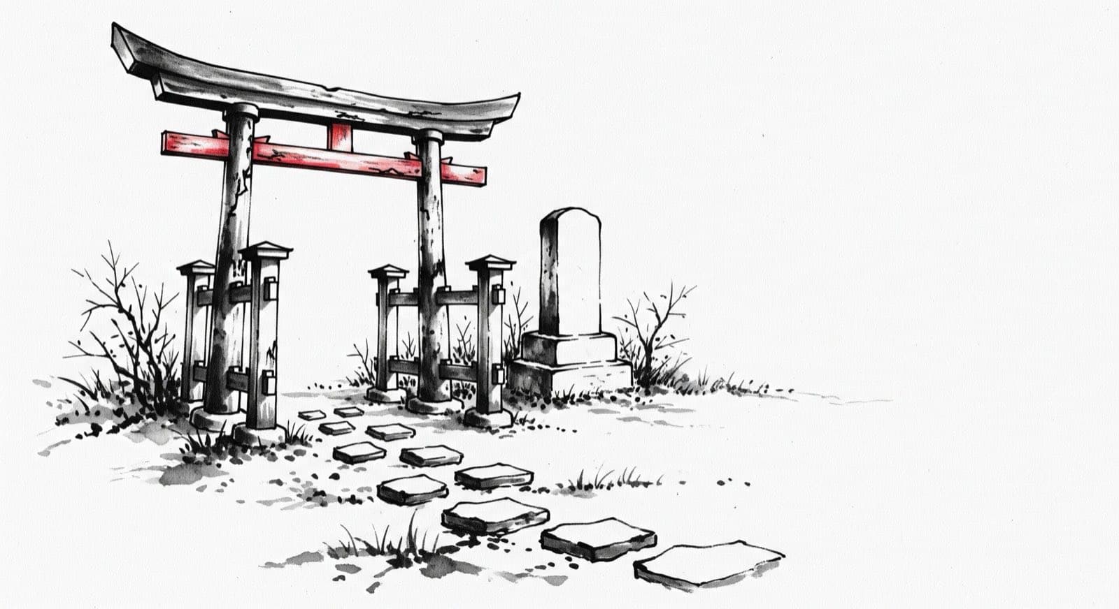 夕暮れの神社に掛けられた無数の絵馬